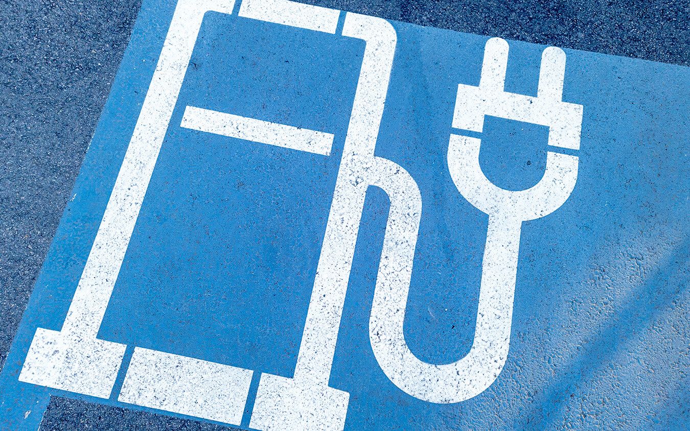 electric car charger symbol